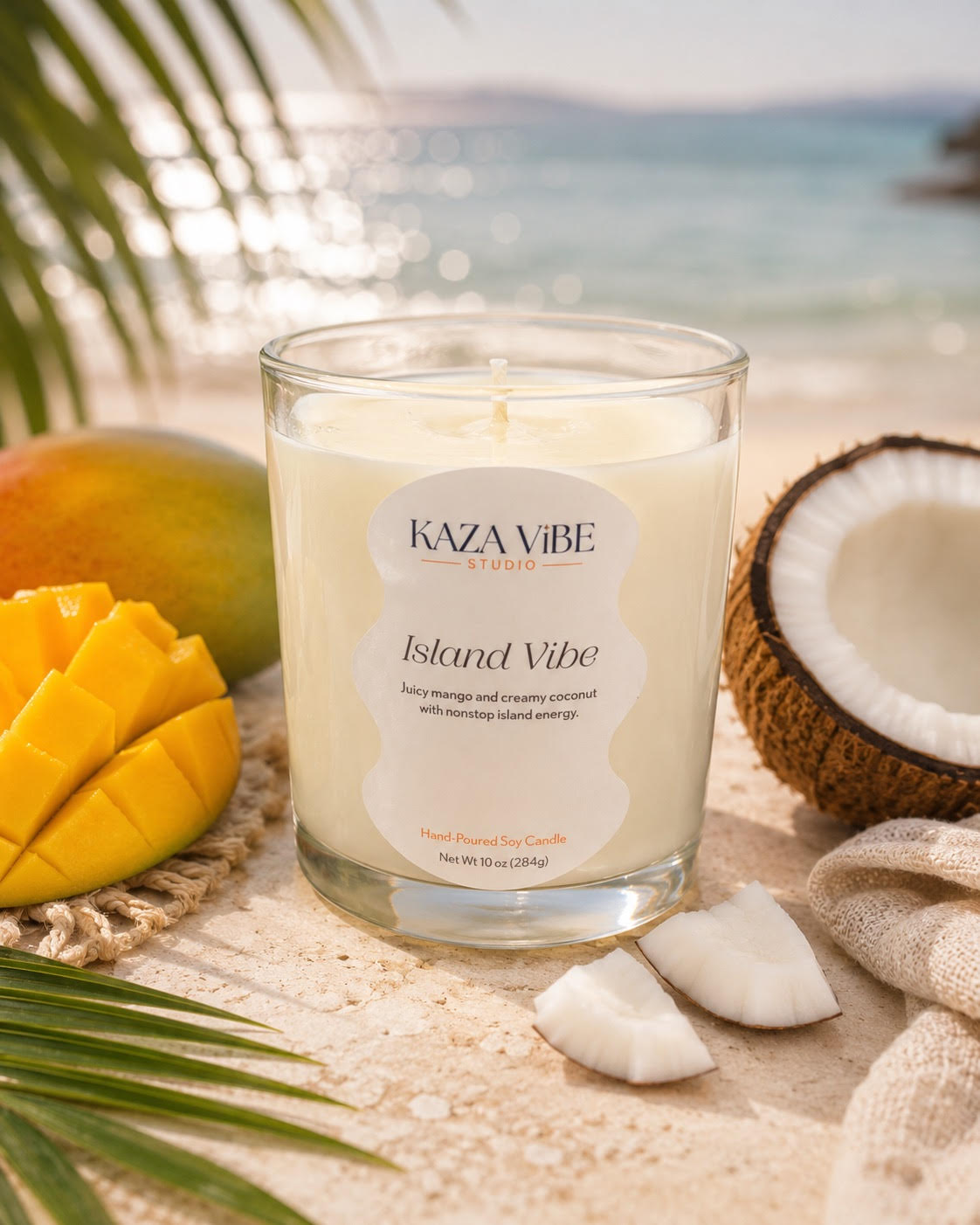 Island Vibe Hand-Poured Soy Candle