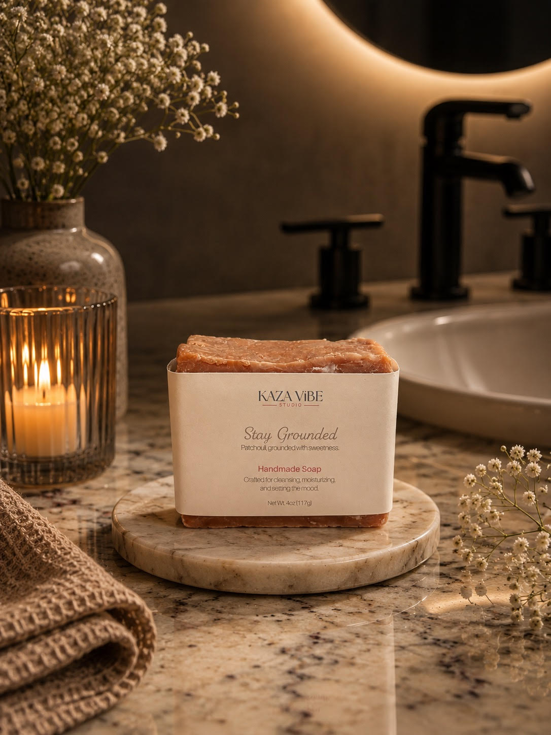 Stay Grounded Handmade Soap