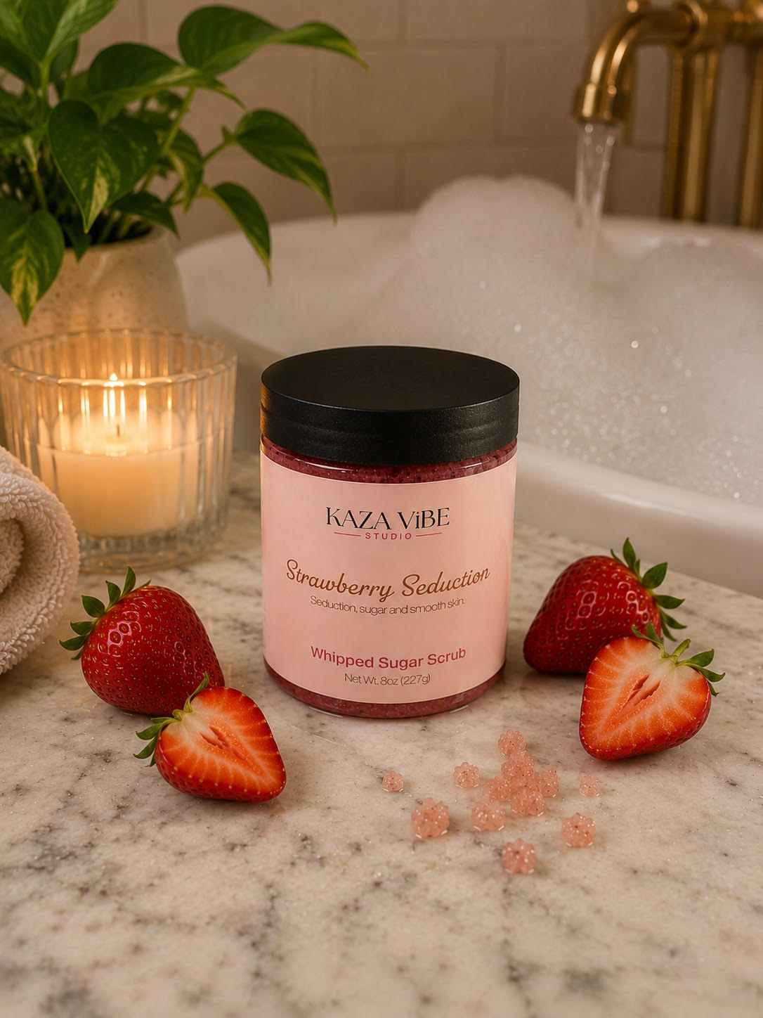 Strawberry Seduction Whipped Sugar Scrub